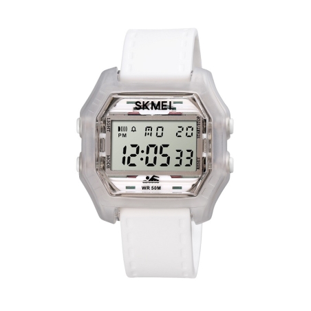 Ceas de mână digital - Skmei - 1623 - Alb
