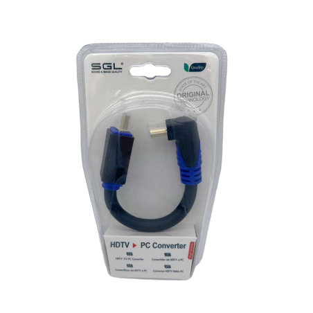 Adaptor pentru HDMI unghi 90° - A1592F-02 - tată/tată - 098050
