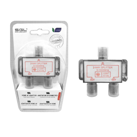 Splitter pentru conectarea unei antene TV - 2Way Splitter - 1801 - 098494