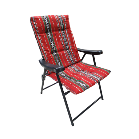 Scaun de camping pliabil - 1297-50 - 100014 - Roșu