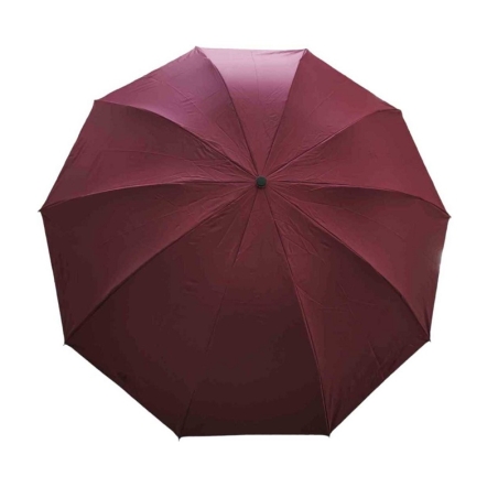 Umbrelă pliabilă - 65# - 10K - Tradesor - 258575 - Roșu închis