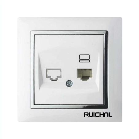 Priză pentru Internet - Instalare ascunsă - RC3615-RJ45 - 068165