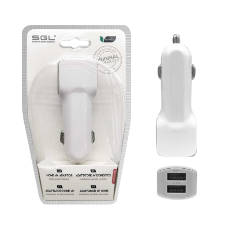 Incarcator bricheta auto cu 2 porturi USB - V2 - 099729