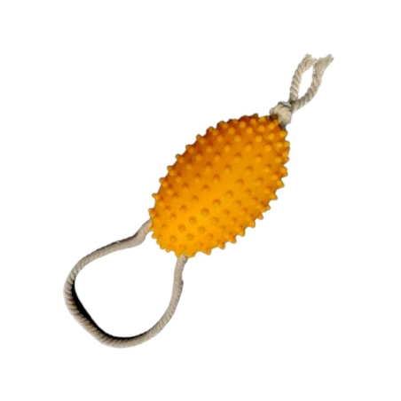 Jucărie din latex pentru câini cu frânghie - 35x11,5cm - 550390