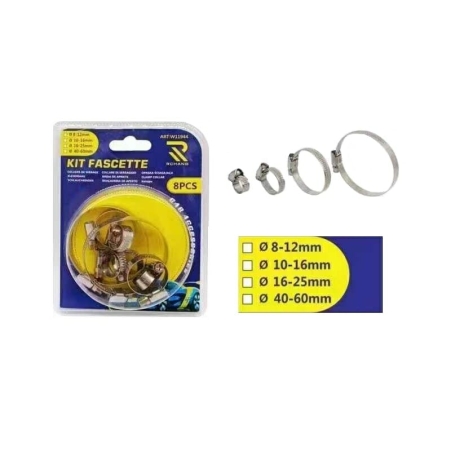 Set cleme pentru țevi - 8buc - 119440