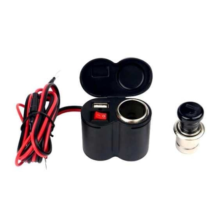 Încărcător USB pentru motociclete cu brichetă - 3303104/2 - 310561