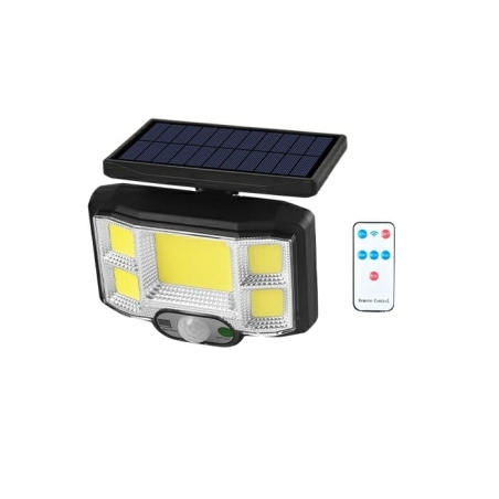 Proiector solar LED cu senzor de mișcare - 2168B - COB - 257385