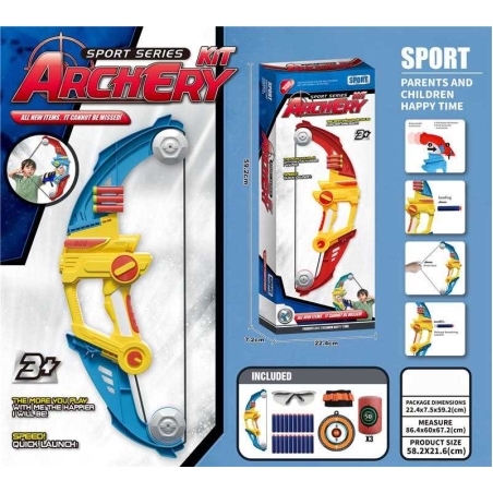 Arbaleta pentru copii pentru tragere - AIR -103 - Albastru - 222739