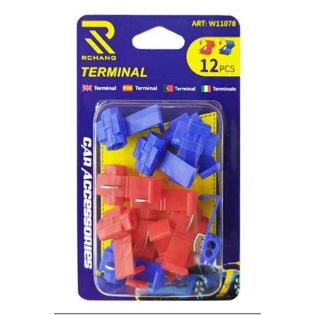 Set 12 conectori cablu terminal - IP3+2p3 - 110787