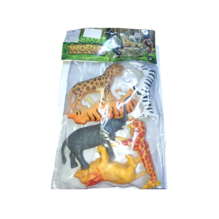 Set cu figurine animale sălbatice - 6 buc - 102-26 - 308284
