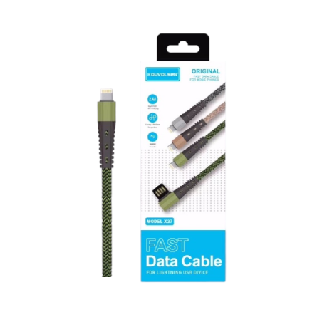 Cablu de încărcare și date - Lightning - Încărcare rapidă - X27/5G - 1,2 m - 880653