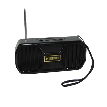 Difuzor Bluetooth fără fir cu lanternă LED - KMS-05B - ​​​​885871 - Negru