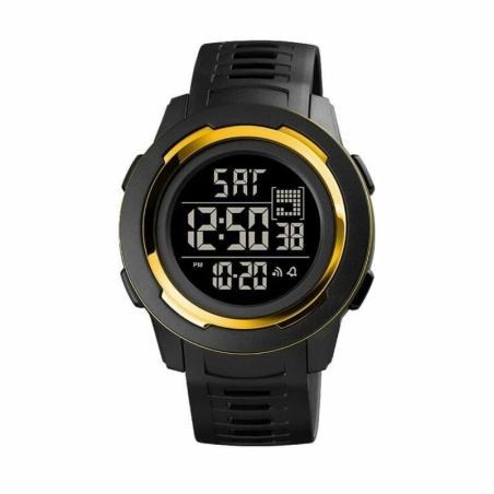 Ceas digital de mână - Skmei - 1731 - Negru/Auriu