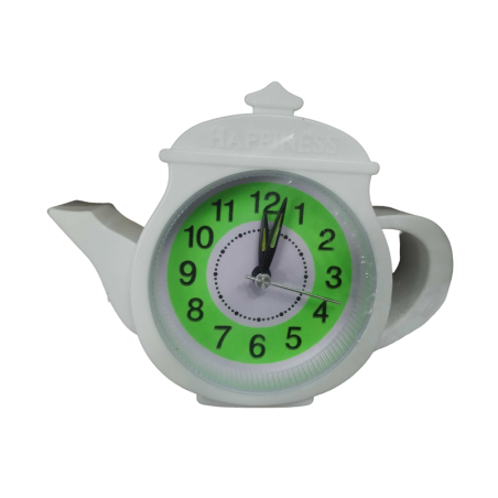 Ceas de birou - Ceas cu alarmă - Fierbător - HA-668Y - 866680 - Alb