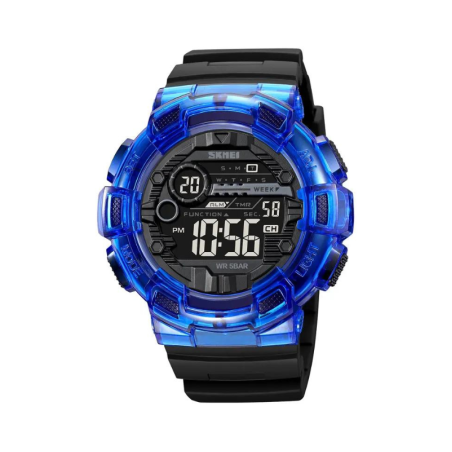 Ceas digital de mână - Skmei - 2110 - Negru/Albastru