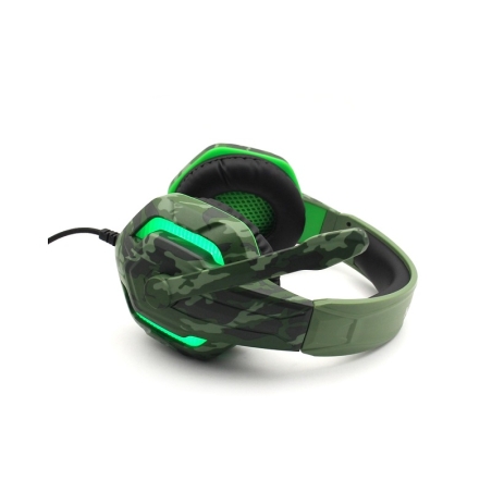 Căști pentru jocuri cu fir - G312 - KOMC - 302810 - Verde Armată