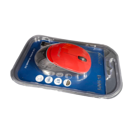 Mouse fără fir cu iluminare color - 1001 - AOAS - 654665 - Roșu