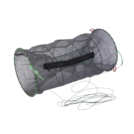 Capcană de pescuit cilindrică pliabilă - 30x60 cm - 31332