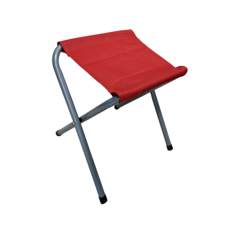 Scaun pliant, tip taburet - 1302 - 271031 - Roșu