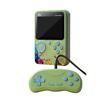 Consola de jocuri portabila cu controler - G5 - 682575 - Verde