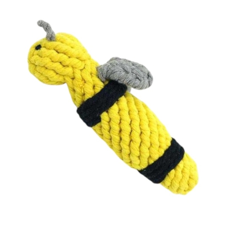 Jucărie frânghie pentru câini - Albină - 17cm – 550608