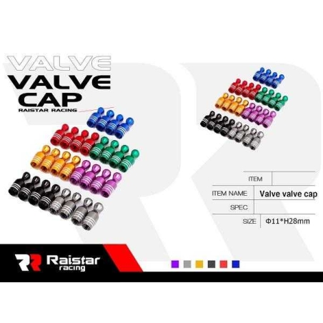 Set capace pentru supapa anvelopei auto - R -Z17110-4U - 140527