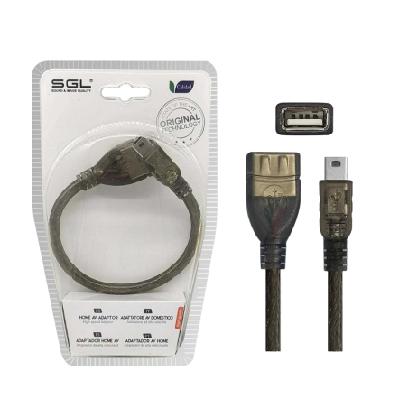 Adaptor pentru adaptor - USB -A mamă/micro USB - 17S -01 - 20cm - 098111