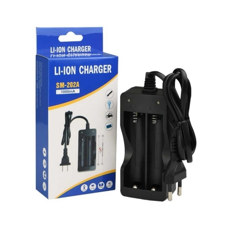 Încărcător pentru baterii cu litiu - SM202 - 1000mA - 502022