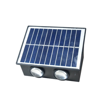 Aplică solară cu LED - RGB - 4 lămpi - 941389