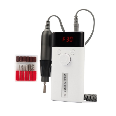 Pila electrica fara fir pentru manichiura si pedichiura - TGR-106 - 631071 - Alb