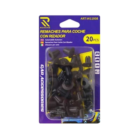 Set 20 de cleme din plastic pentru autoturisme - TH -485 - 119315