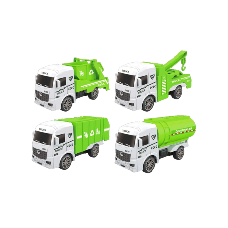 Set copii - Camioane de curatenie - 8buc - XY348-A88 - 102637