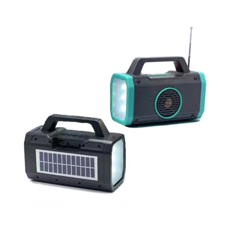 Difuzor Bluetooth Wireless cu Panou Solar - P418 - 884676 - Albastru deschis