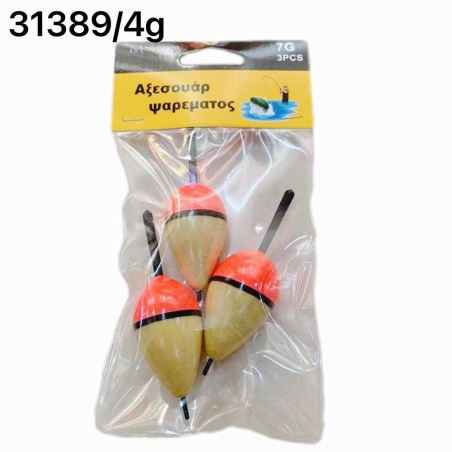 Plutitoare de pescuit - 4 g - 3 buc - 31389