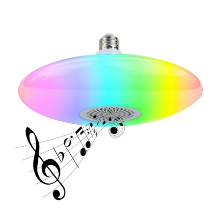 Bec disco RGB cu difuzor Bluetooth - 201877