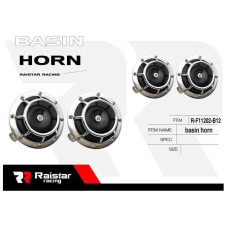 Claxon auto- R -F11202 -B12 - 180121