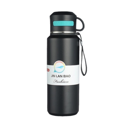 Termos portabil cu cană - 800 ml - CF8279 - 882799 - Negru