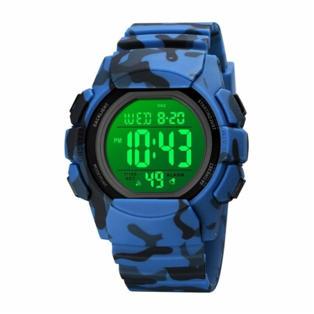 Ceas de mână digital - Skmei - 1771 - 017714 - Albastru Armată