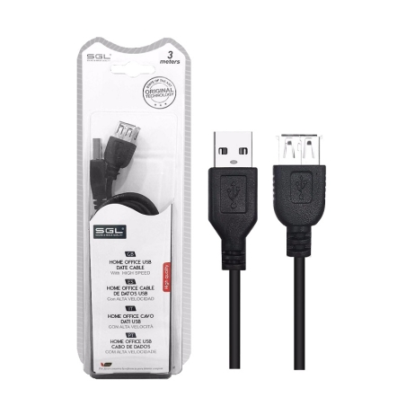 Cablu USB mascul/fema - 3m - 4S - 197536
