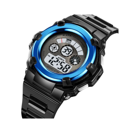 Ceas de mână digital - Skmei - 2156 - negru/albastru