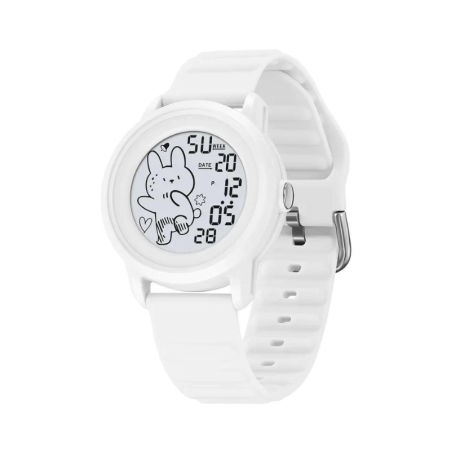 Ceas de mână digital pentru copii - Skmei - 2217 - Alb