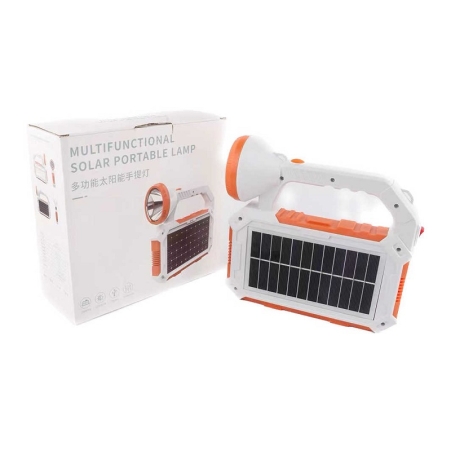 Lanterna LED reincarcabila cu panou solar - D15 - 200682