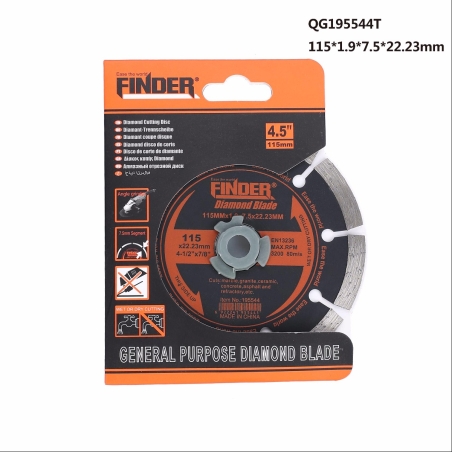 Disc diamant de tăiere uscată - Finder - 4,5