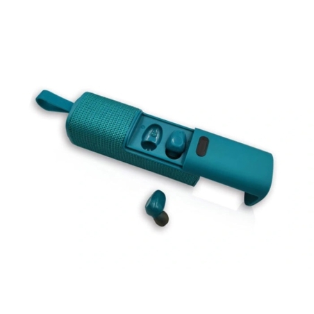 Difuzor Bluetooth fără fir cu set de căști - TG807 - 883815 - Verde