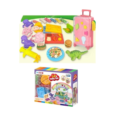 Set - valiză de modelat plastilină - SM8073D - 161850