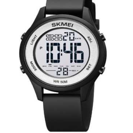 Ceas digital de mână - Skmei - 1758 - 217583 - Negru/Alb