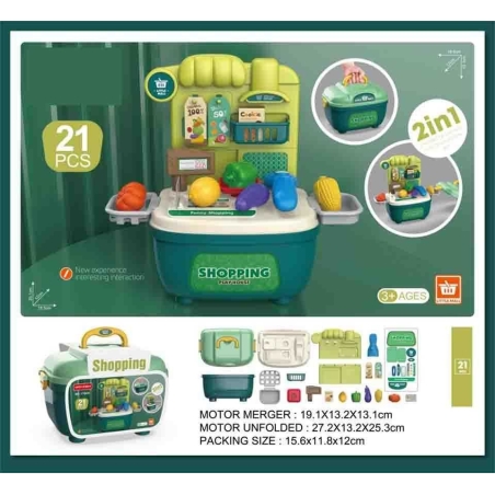 Supermarket pentru copii în valiză - 17Q06 - 221395