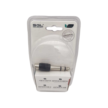 Mufă adaptor audio de la 6,3 mm la 3,5 mm - 1857-1 - 098760