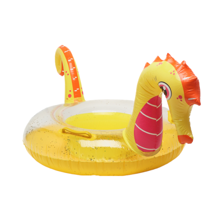 Centura gonflabila pentru copii cu scaun si manere - Cal de mare - 80 cm - 150434