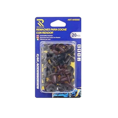 Set de 20 de cleme universale din plastic auto - 157- 125613